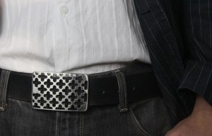 Oakland sculptor crafts belt buckles inspired by architectural patterns