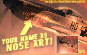 Your name as nose art raises money on Kickstarter
