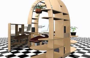 The Zero Gravity Work Pod: Lying Down on the Job is Better for You!