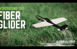 First Model Airplane Crafted from Real Aircraft Grade Carbon Fiber, The Fiber Glider is now on Kickstarter!